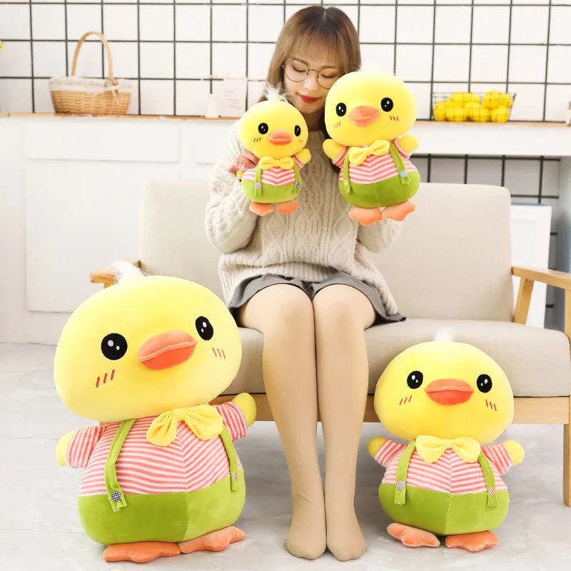 25-60 см Kawaii Sweet Yellow Duck плюшевая игрушка по мотивам мультфильма милые утка фаршированная кукла плюшевые куклы-животные детские игрушки