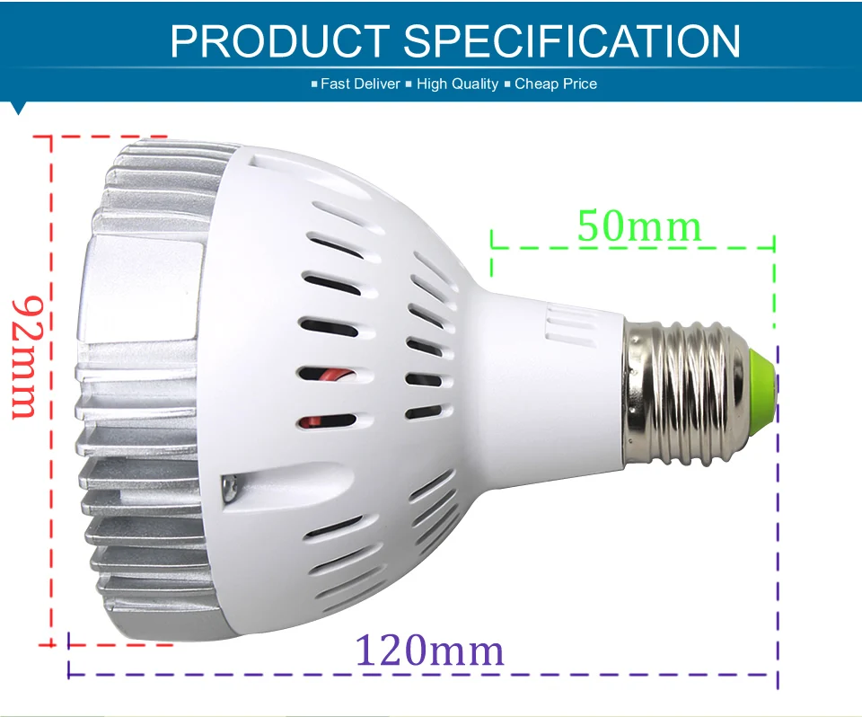 PAR30 Светодиодный прожектор E27 24 Вт 35 Вт AC 220 V 240 V светодиодный Par Lampara теплый холодный дневной свет белый светодиодный лампы для Рынок