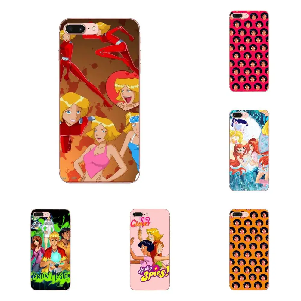 

For LG Nexus 5 5X G2 G3 mini spirit G4 G5 G6 K4 K7 K8 K10 2017 V10 V20 V30 Stylus TPU Protective Cartoon Totally Spies Poster