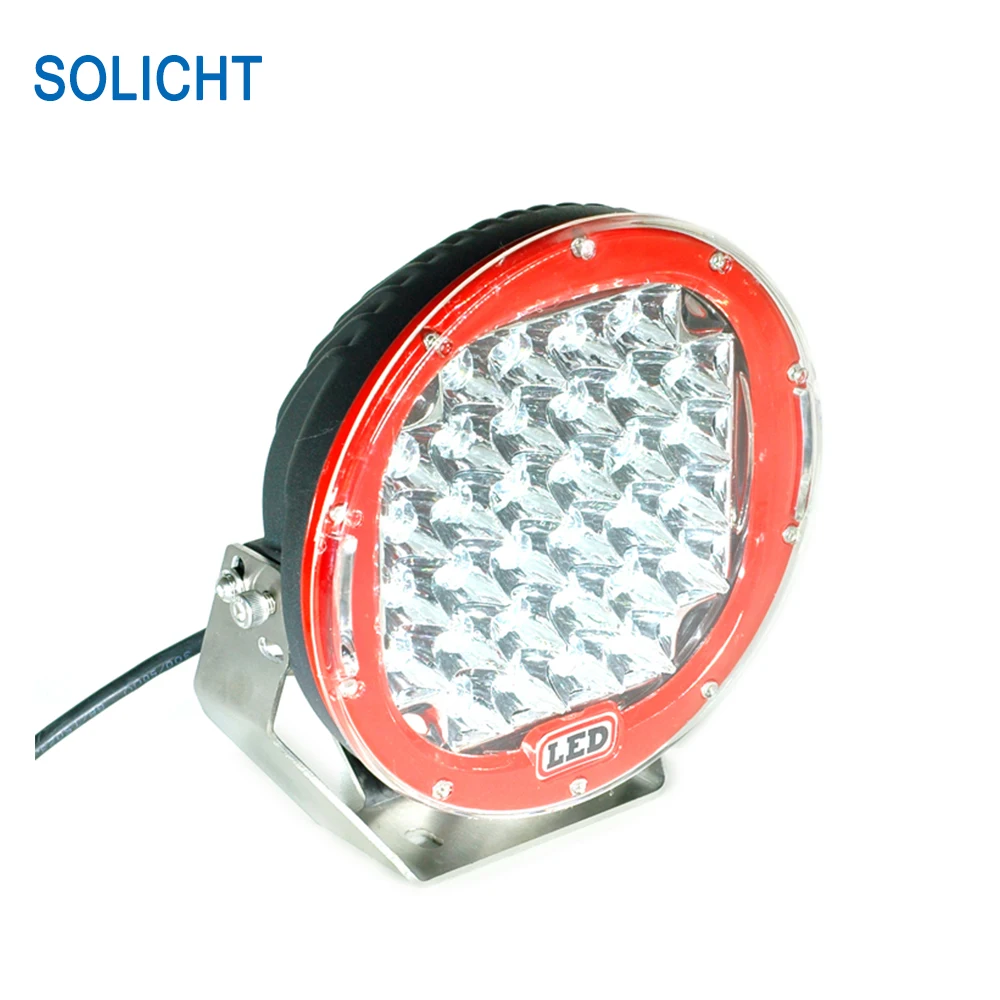 Solicht 9 ''круглый 111 Вт spot led свет работы IP68 Водонепроницаемый 10-30 В внедорожник Offroads LED 4X4 дальнего света для грузовых автомобилей