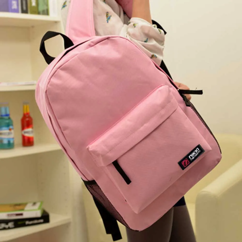 

Backpack Women Korean Style PU Leather Shoulder Bag School Girls Multi-Function Small Bagpack Female Phone Pouch Handle Bag