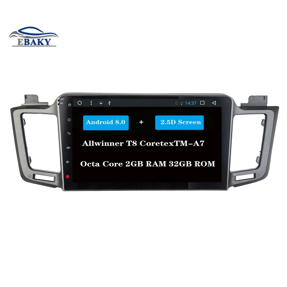 NaviTopia 10.1inch Octa Core Android 7.1 8.1 Car DVD GPS Navigation for Toyota RAV4 2013 2014 2015 2016 Auto Radio Stereo | Автомобили и