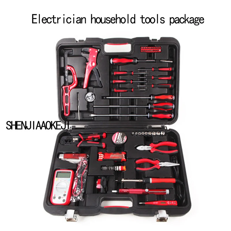 1set Telecommunications tools set w2163 Multifunction electronic electrician Household Property practical maintenance tools 220V 1set Telecommunications tools set w2163 Multifunction electronic electrician Household Property practical maintenance tools 220V