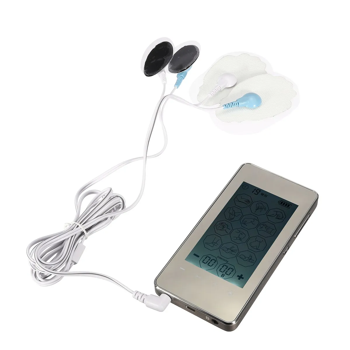KIFIT Modern 12 Modes Electronic Muscle Stimulator Ems Acupuncture Therapy Machine Rechargeable Pain Comfortable Massager KIFIT Modern 12 Modes Electronic Muscle Stimulator Ems Acupuncture Therapy Machine Rechargeable Pain Comfortable Massager