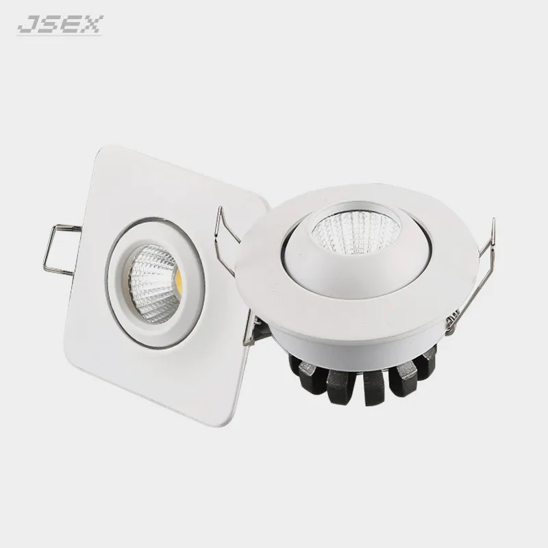 

Dimmable Micro Recessed LED Downlights COB LED Cabinet Lights 3W 5W LED Spot Lights AC110V 220V LED Ceiling Lamp Warm/Cold White