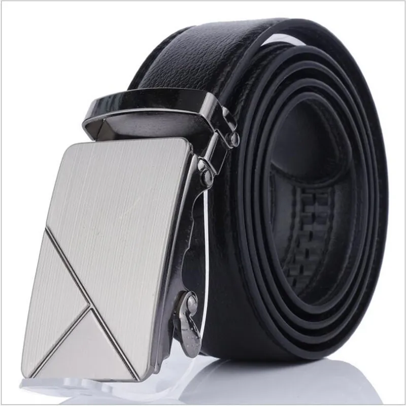 2017 Leather Strap Male Belt Automatic Buckle Belts For Men Girdle Wide Men Belt Waistband ...