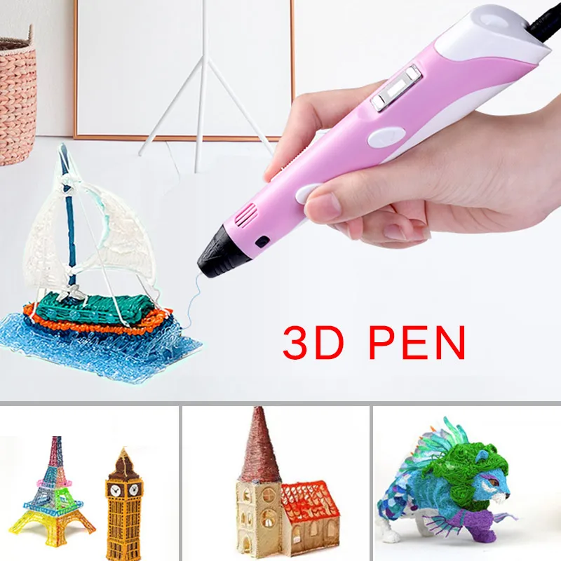 

4 Colors Crafting Abs/pla 1st 1.75mm Diy 3d Printing Pen Creative Gift For Kids Design Painting Kids Drawing Tools