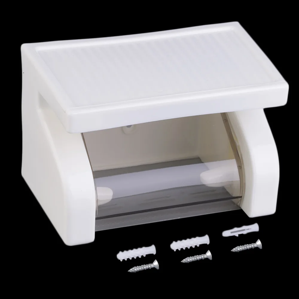 Durable Bathroom Accessories Stainless Steel Toilet Paper Holder Tissue Holder Roll Paper Holder Box