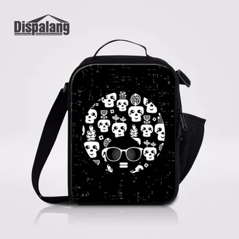 

Dispalang Insulated Lunch Cooler Bag With Shoulder Straps Face Painted Children Picnic Food Bag Handbag Reusable Lunch Container