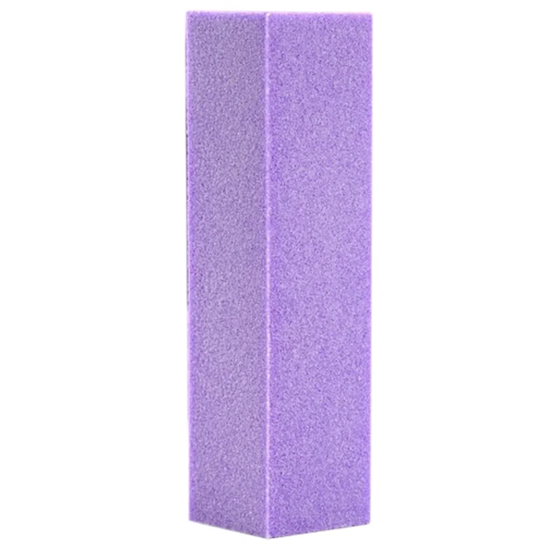 10x Полировка шлифовальный буферный блок Файлы Акриловые Педикюр Маникюр ногтей советы(Цвет: фиолетовый