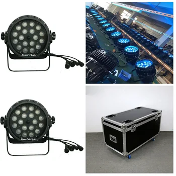 

(Flightcase) 12 Lights Wateproof Led Zoom Par RGBWA 5in1 18x15w led par zoom dmx wash
