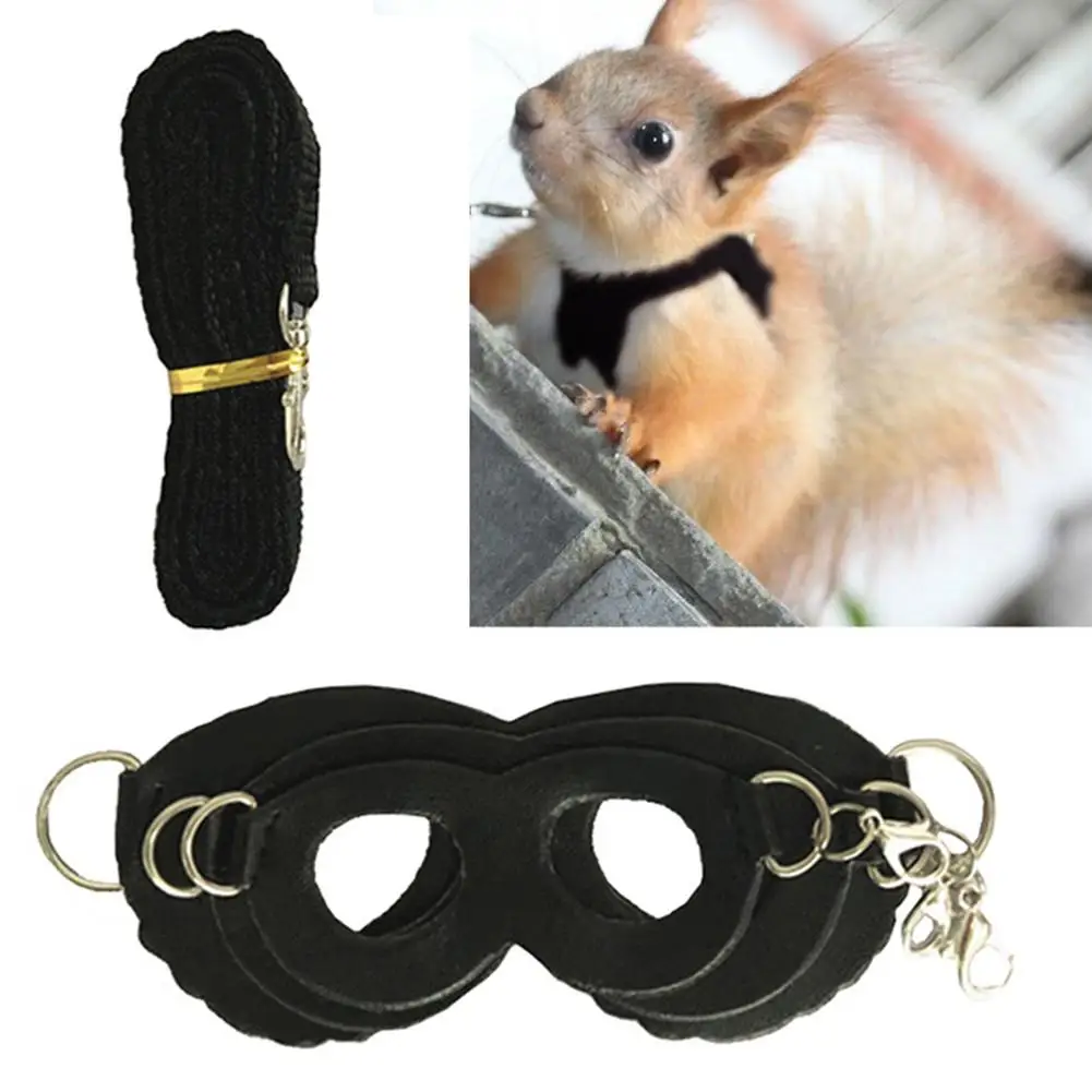 

Small Pet Leash Traction Rope Sugar Glider Outdoor Traction Rope Hamster Squirrel Small Pet Chest Strap Windproof Anti Lost Rope