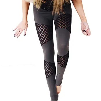 

Fashion Leggings For Women Skinny Sexy Leggings Mesh Patchwork Trousers Pants Leggins Women's Legging Plus Size Women Clothing