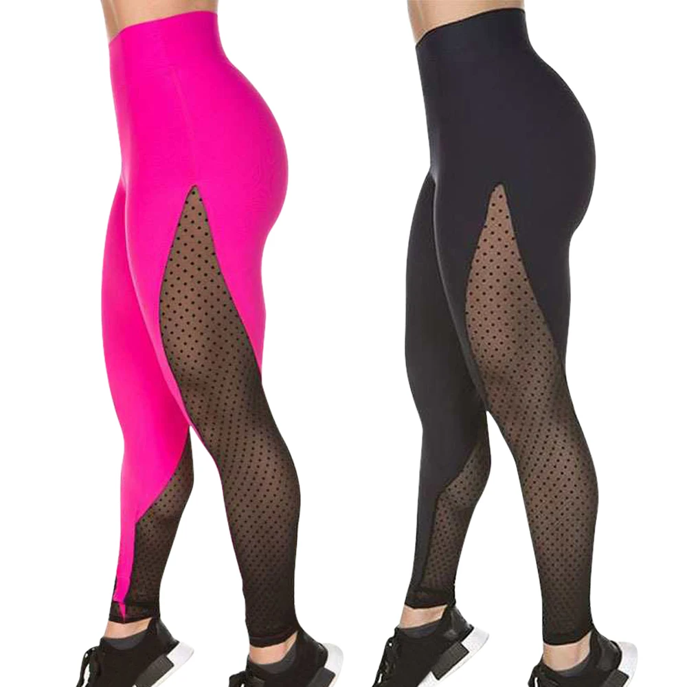 Sfit, женские сетчатые штаны для йоги, с высокой талией, Бесшовные Леггинсы для йоги и тренировок, супер эластичные, для спортзала, Ropa Deportiva Mujer