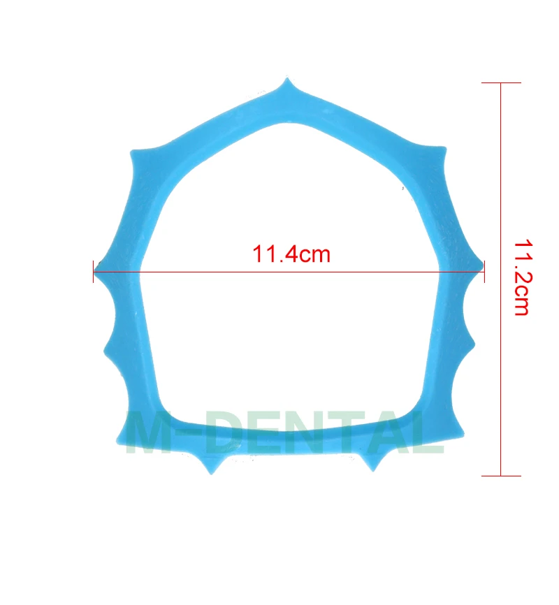 5 шт. зубные Пластик коффердама рамка резиновый держатель барьер кронштейн для стоматолога лаборатория материалы