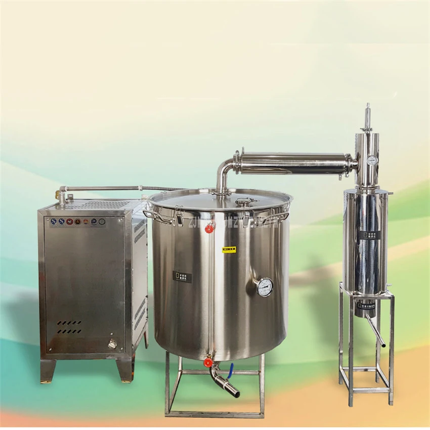 400L Double Cooler Large Wine Brewing Equipment With Steam Generator
