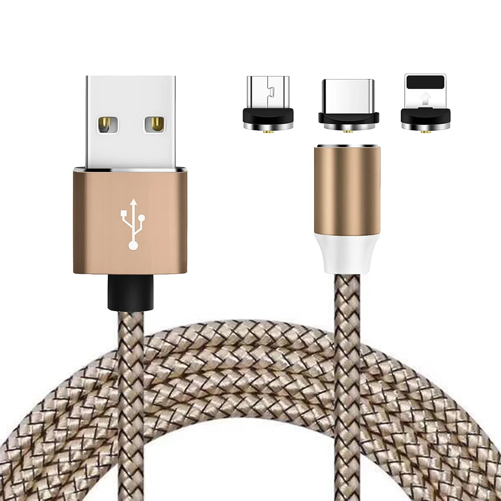 Магнитный кабель Micro usb type C адаптер для быстрой зарядки телефона Micro usb C type-C магнитное зарядное устройство usb c для iphone samsung xiaomi