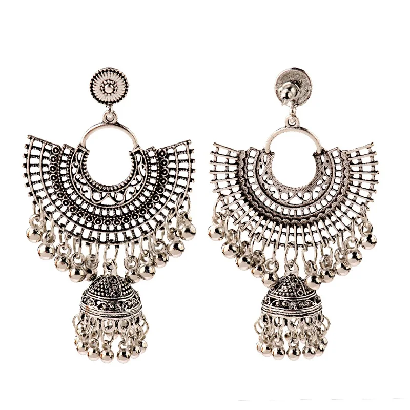 Винтажный сектор Jhumka Jhumki Женская ретро модель фонарики афганский