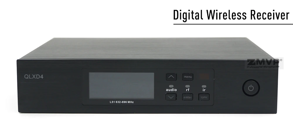 Профессиональная микрофонная система UHF QLXD4 Беспроводная с легендарным ручным