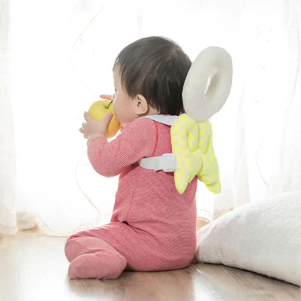 

Toddler headrest pillow Baby Head protection pad baby neck Cute wings nursing drop resistance cushion bebe bedding backpack Mat