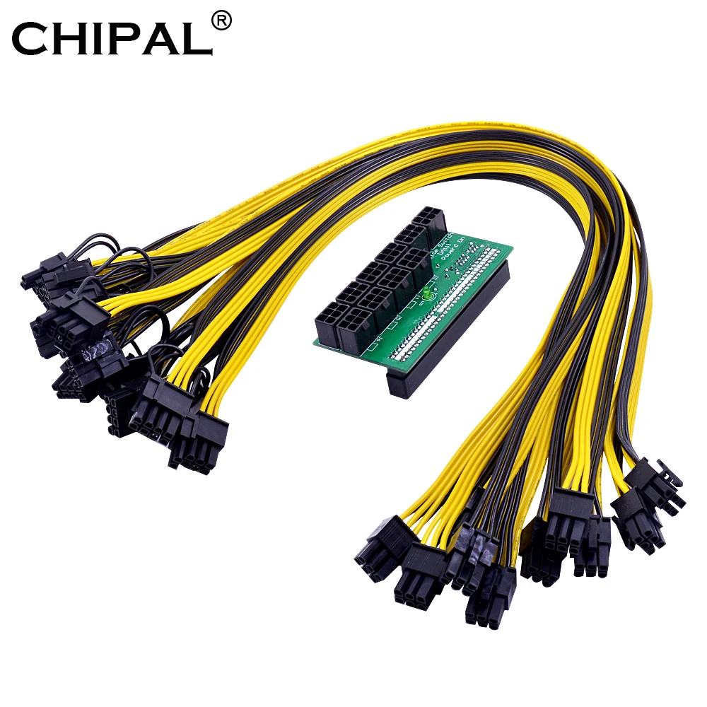 Коммутационная плата CHIPAL 64 контактный силовой модуль ATX ATA с 10 шт. 6 контактным