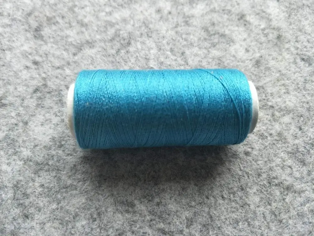 Многоцветные, для выбора семейных расходов, швейная нить, швейная машина, нитки, нитки для ручного шитья, clew 100 ярд, 1 шт - Цвет: lake blue