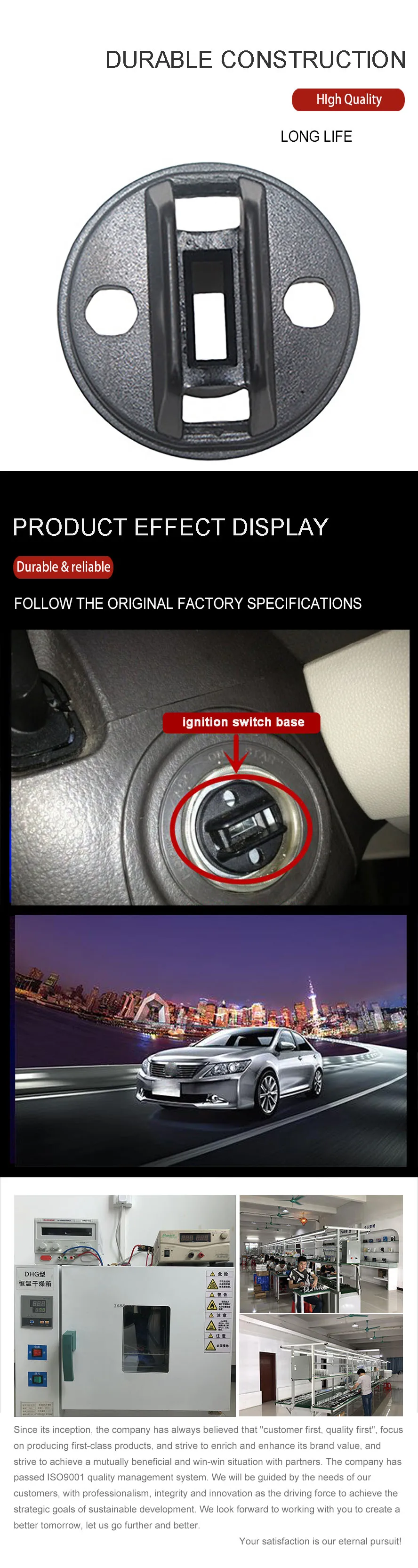 Wooeight Ignition Key Push Turn Knob Switch Base For Mazda Speed 6 2006 For Mazda CX-7 2007-2012 CX-9 2007-2014 D6Y1-76-142 (8)