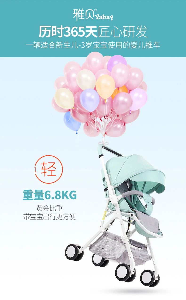 Детская коляска двухсторонняя детская коляска ультралегкий зонтик складная переносная коляска