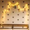 LED Card Photo Clip Led String Fairy Lights Battery Operated led Christmas light Garlands Wedding Valentines wall Decoration ► Photo 2/6