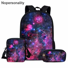 Nopersonality новейший многоцветный женский рюкзак стильный галактика Звезда Космос принты рюкзак для подростков девочек Школьный рюкзак Mochila