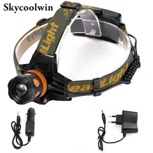 Мода Высокое качество фар Cree XM-L T6 светодиодный 2500LM светодиодный зум налобный фонарь для активного отдыха на открытом воздухе кемпинг рок фонарь для скалолаза