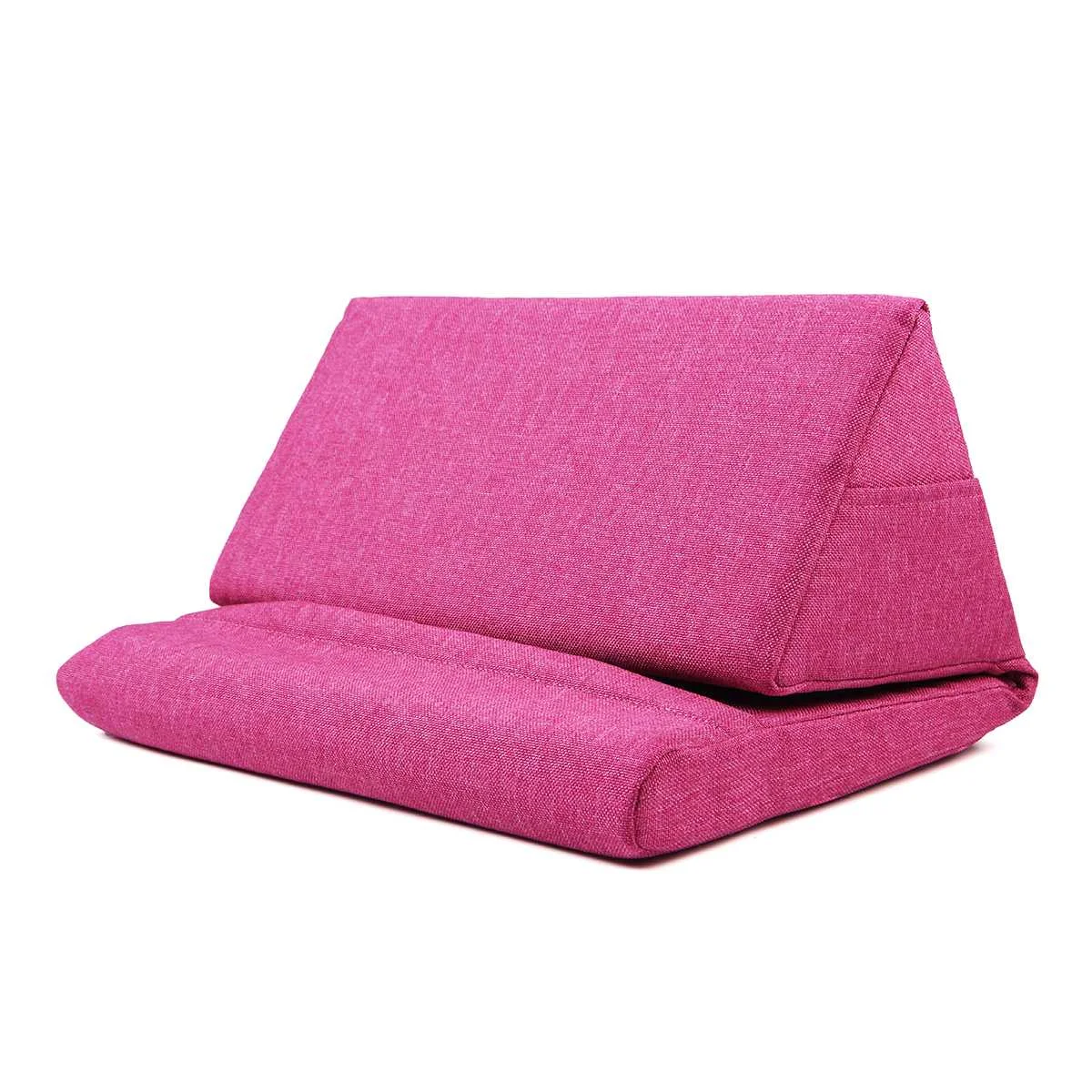 Подушка для ноутбука, планшета, пенопласта, многофункциональная охлаждающая подставка для ноутбука, подставка для планшета, подставка для рук, подушка для Ipad с сумкой - Цвет: rose