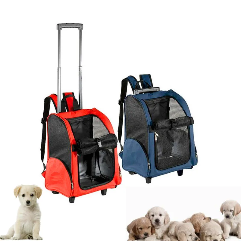 1 set of high quality multi functional pet carrying bags trolley