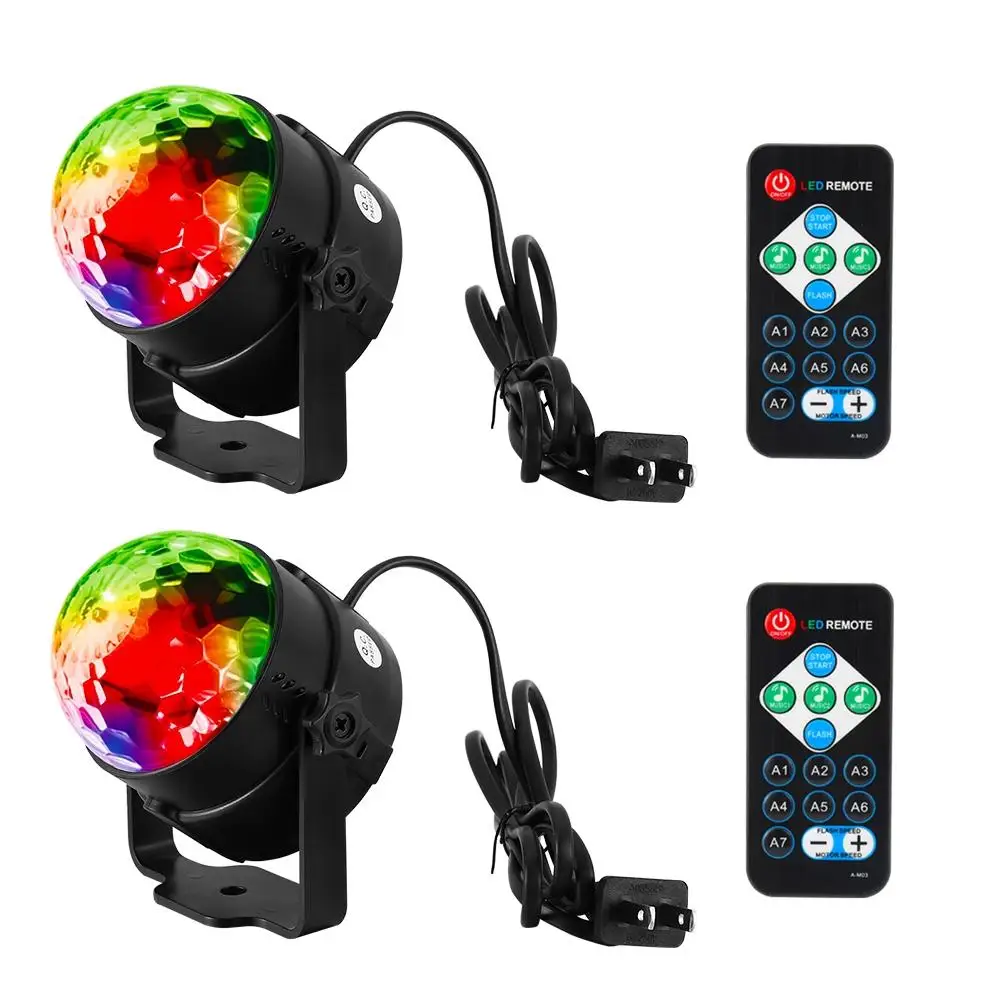Buy AKDSteel 2PCS LED Disco Ball Light with Remote