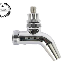 Пивной Кран-высокое качество SS INTERTAP только кран-черная ручка крана в подарок