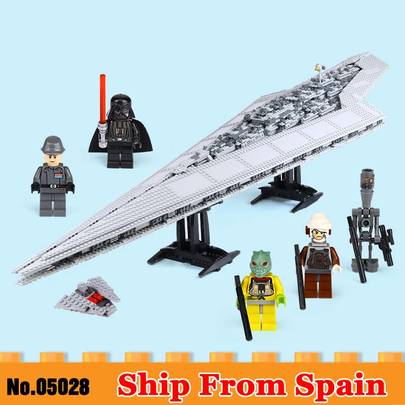 

05028 Star Wars Series Execytor Super Star Destroyer Set Building Blocks Bricks Toys Gifts Compatible with Legoed 10221 15881