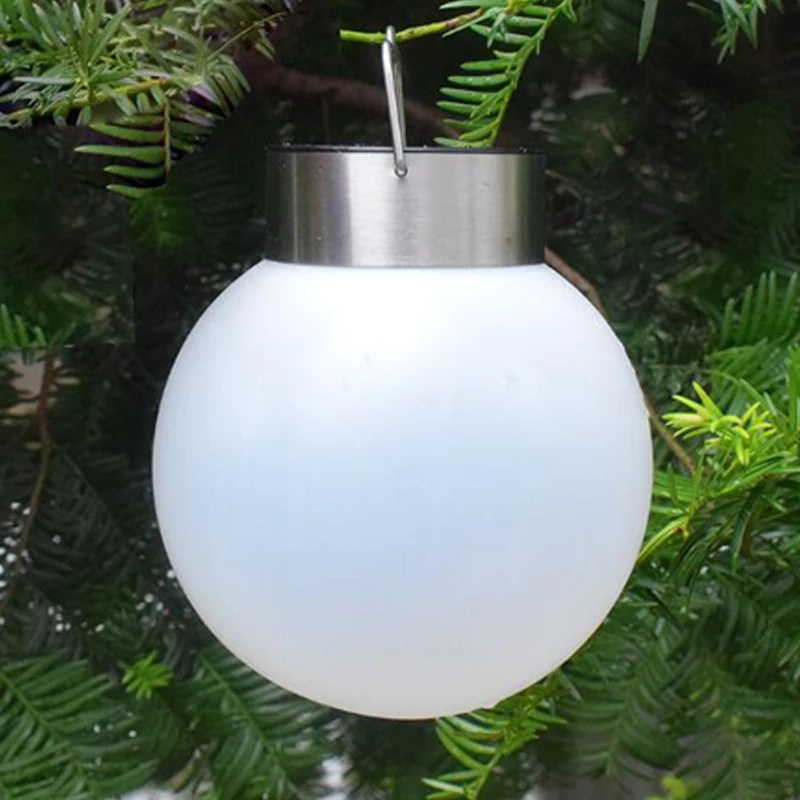 LED solar spherical flame light outdoor solar lights waterproof for garden decoration Intelligent light control Ball Hang Lamp (7)