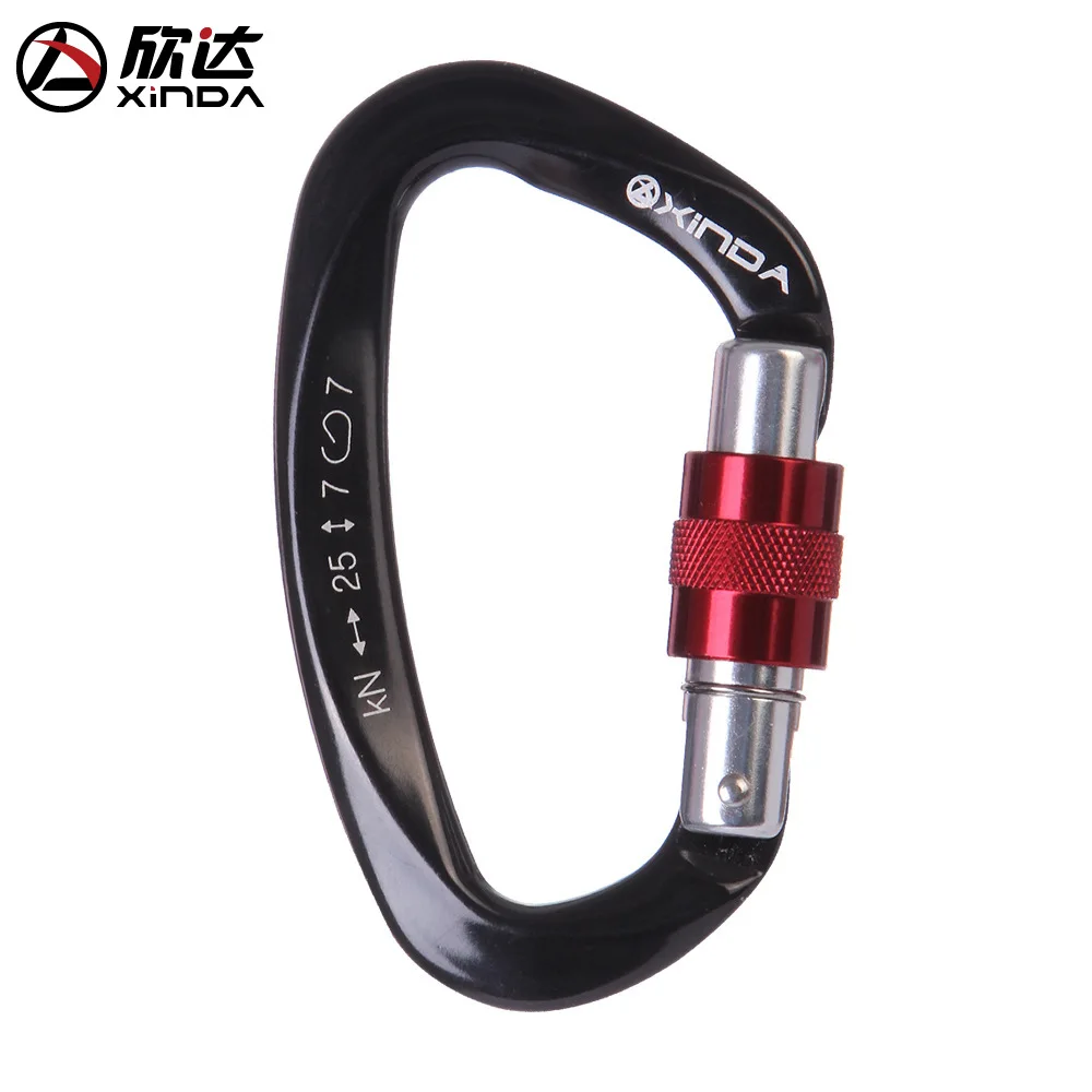 جديد شيندا 25KN السلامة المهنية ماستر قفل D مشبك تسلق قفل حلقة تسلق تسلق الصخور مشبك المعدات في الهواء الطلق اكسسوارات جديد شيندا 25KN السلامة المهنية ماستر قفل D مشبك تسلق قفل حلقة تسلق تسلق الصخور مشبك المعدات في الهواء الطلق اكسسوارات