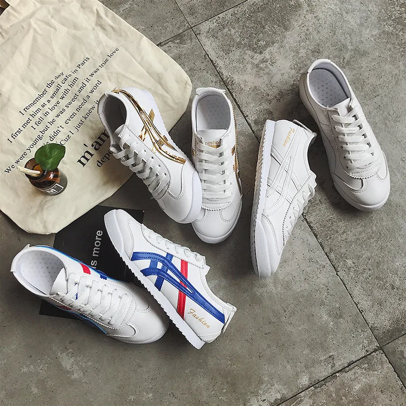 

2018 spring new casual women's shoes fashion simple trend retro flat shoes.