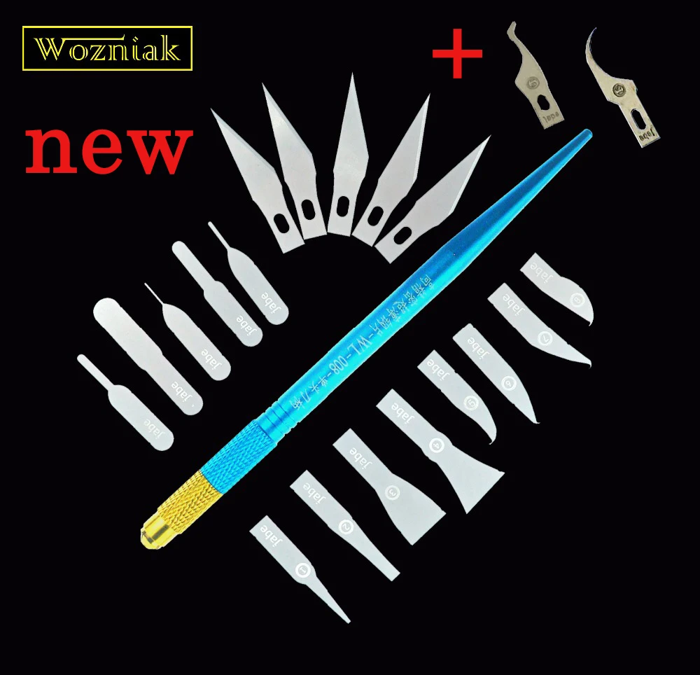 Mobile Phone Repair Tools Wozniak Motherboard BGA IC Knife NAND Remove glue edge Thin blade Mobile maintenance tool + Hard straight blade magnetic pickup tool,mobile phone repair tools,cleaning squeegee,chainsaw carb repair kit,cutting tool,carb repair kit,filter mesh,surgical needle tool,sandpaper disc,tactical screws