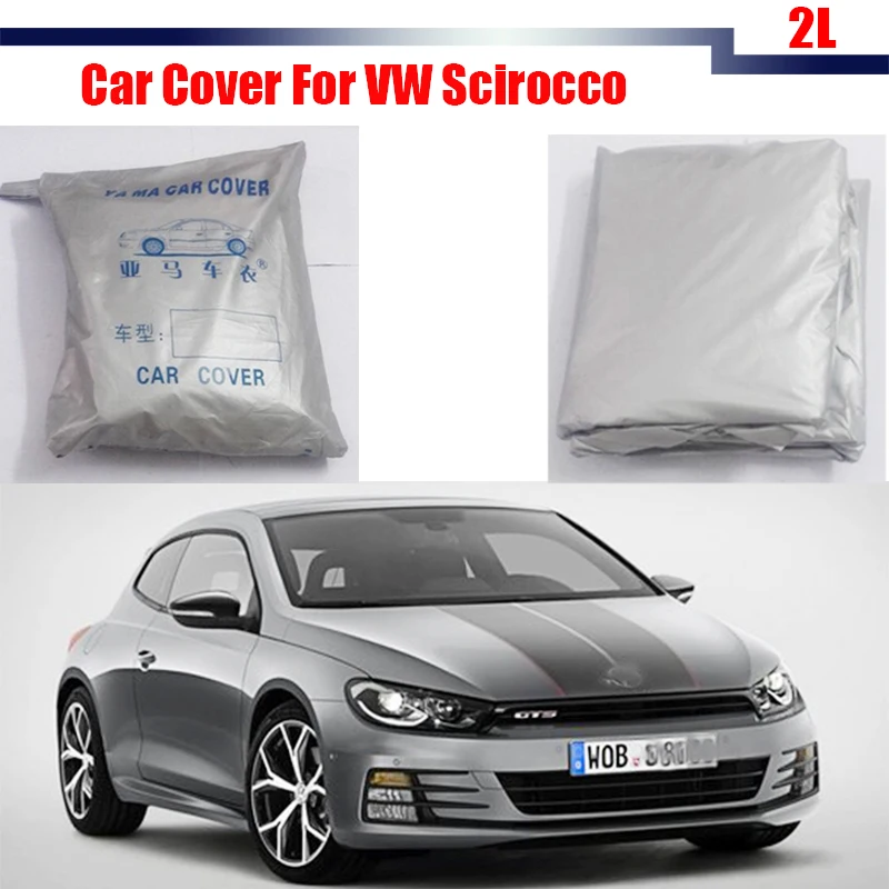

Cawanerl Car Cover Outdoor Anti-UV Rain Snow Sun Resistant Protector Cover For VW Volkswagen Scirocco