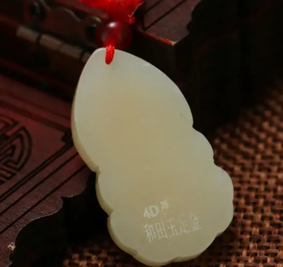 Hetian jade 4D твердая Золотая лапка Золотая инкрустация и Tianyu Гуаньинь, Будда pendantH25
