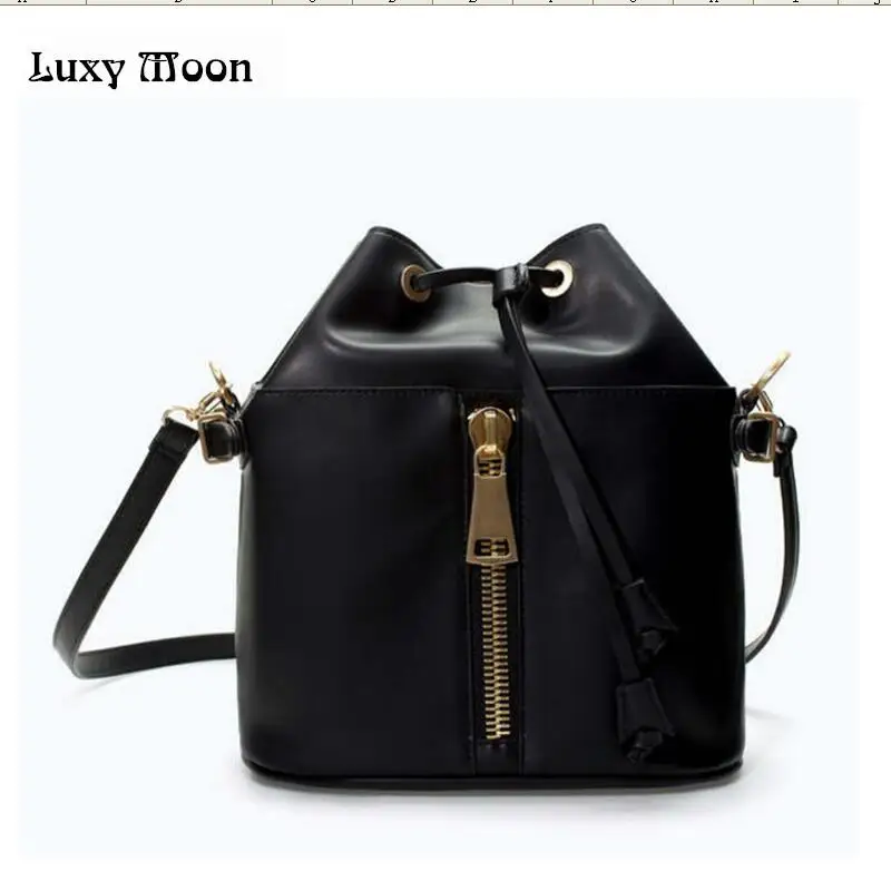 

2018 New Drawstring Bucket Bag famous brand design Shoulder Bags Handbag Large Capacity Top-handle Bags bolsa feminina handbags