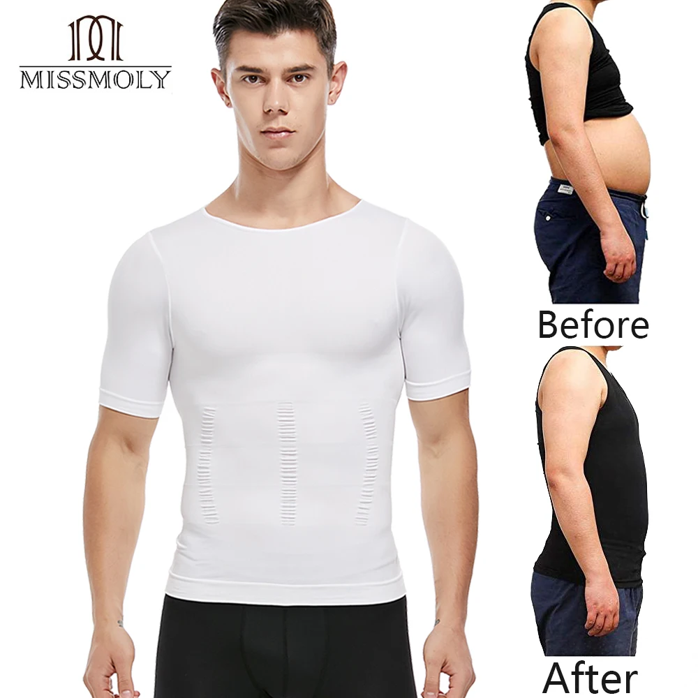 

Belly Men Slimming Body Shaper Control Shapewear Modeling Underwear Waist Trainer Corrective Posture Sweat Vest Belt Corset Man