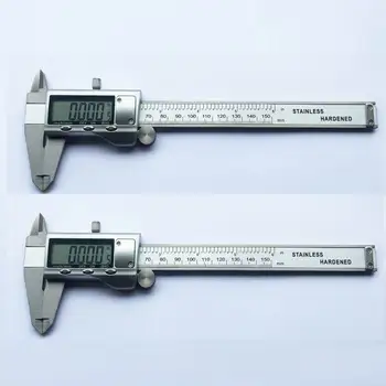 

20 pcs 150mm/6 Inch Stainless Steel Measuring Tool Digital Caliper Messschieber paquimetro measuring instrument Vernier Calipers