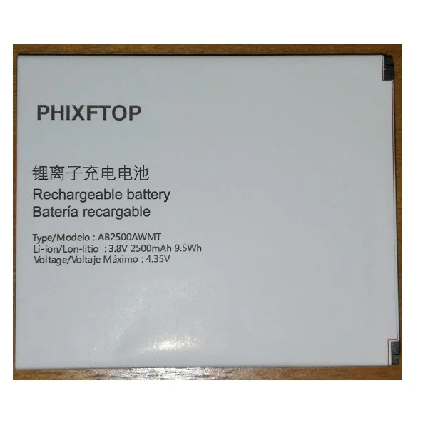 Оригинальный аккумулятор PHIXFTOP AB2500AWMT для мобильного телефона philips S318 CTS318 XENIUM smart