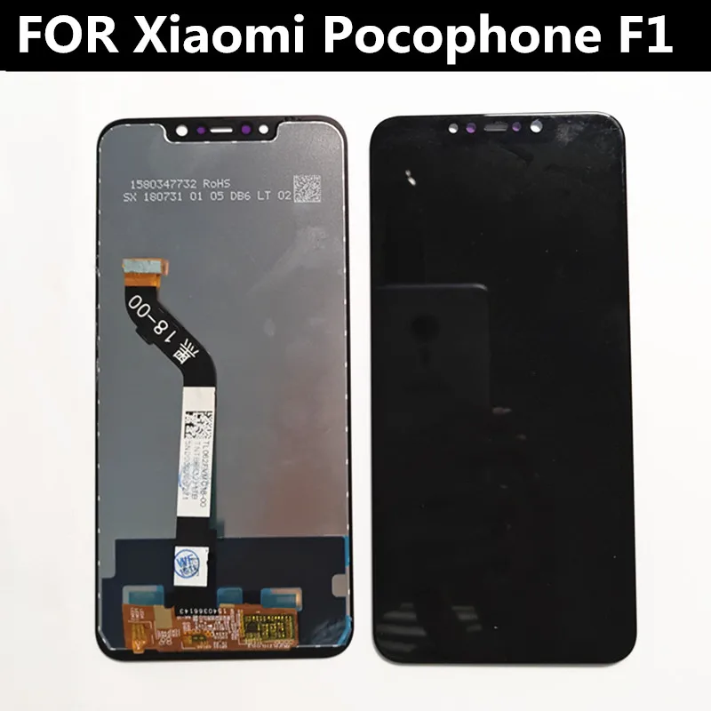 

Original LCD For 6.18" Xiaomi poco F1 LCD Display Screen For Pocophone F1 LCD TOUCH Screen Display 2246*1080 Resolution