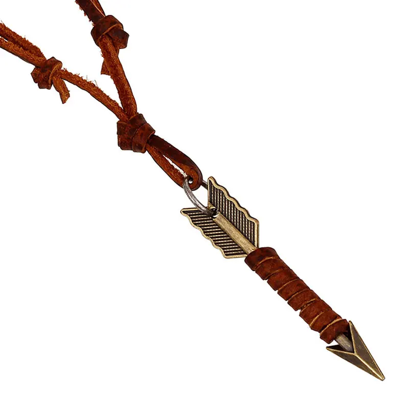 2016 Fashion Arrow Bow Archery Spear Necklace Hunger Games Daryl Dixon