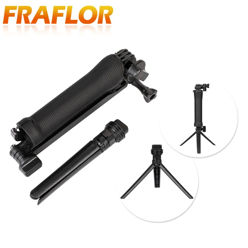 Go Pro Accessories Monopod Arm Mount Adjustment Stand Bracket Arm Hero4 / 3 + 3-way Bracket Handheld Grip / Tripod Self-timer