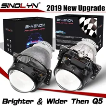 Обновленная модель 3,0 D2S 4,0 Би-ксеноновые прожекторные линзы автомобильные аксессуары для H4 передних фар автомобилей DIY ярче, чем Koito Q5